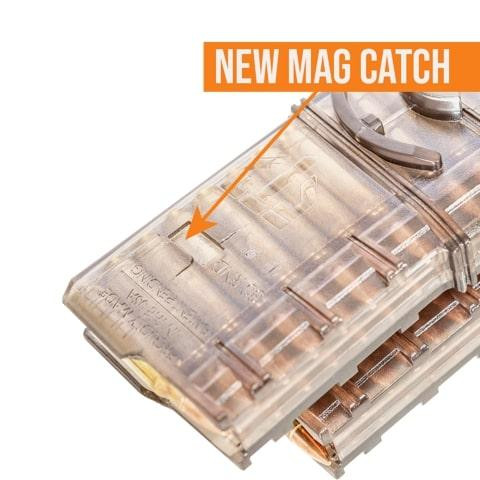 ETS Rifle Magazines Gen 2 30-Round 5.56 NATO Fits AR-15 Clear Polymer Detachable - AR15-30CG2