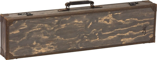 BROWNING LUGGAGE CASE O/U & BT TO 32" DARK MADERA WOOD GRAIN