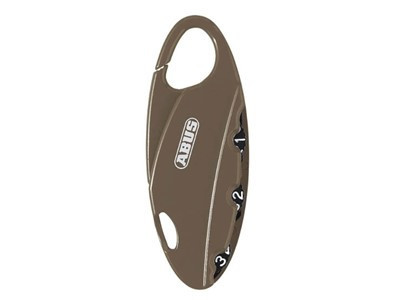 Abus 151-20 Bakpac 3-digit Resettable Combination Padlock - Tan