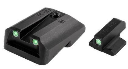 TruGlo Tritium Black Green Front Sight Rear - TG231N2
