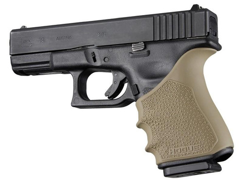 Hogue HandAll Beavertail Grip Sleeve Flat Dark Earth for Glock 19 23 32 38 - 17043