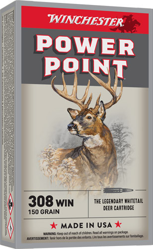 WINCHESTER SUPER-X 308 WIN 150GR POWER POINT 20RD 10BX/CS