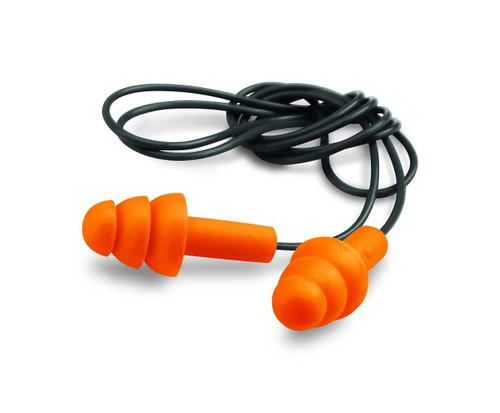 Walkers Game Ear Corded Foam Plugs 25dB In The Orange/Black Adult 2 Count - GWP-EPCORD-2PK
