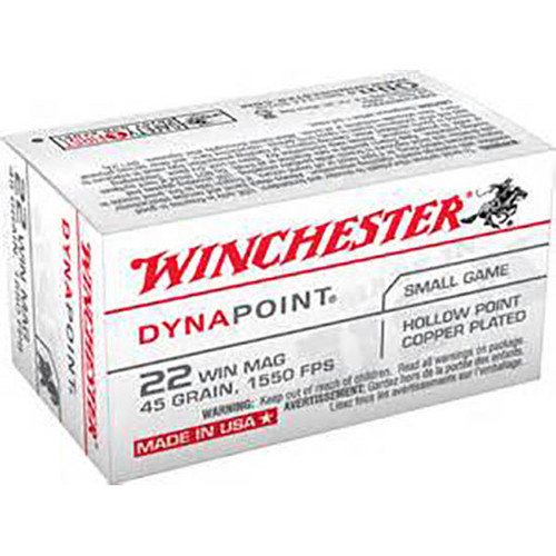 Winchester USA 22MAG 45gr Cphp