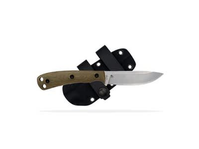 Shield Arms Skt Ascent Knife OD, Drop Point, Plain Edge, 3.6" Blade, G10 Handle - SKTASCREGSWODG10
