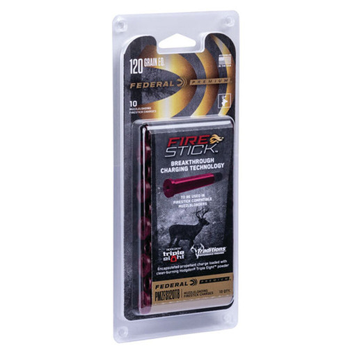 Federal Fire Stick 50 Cal 120gr 10 Count For Traditions Nitro Only - PMZFS120T8