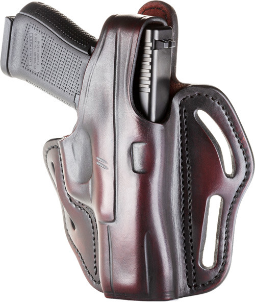 1791 BHX Thumb Break Belt Holster OWB Mult-Fit RH Glock 17/SIM Brown