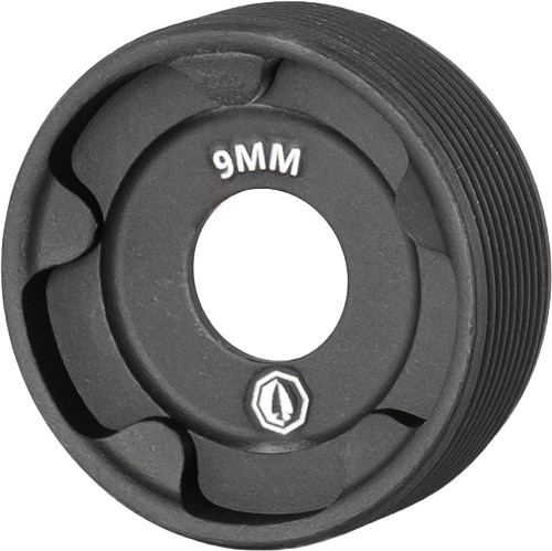 Rugged Suppressors Front Cap 9MM Obsidian