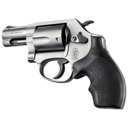 Hogue Overmolded Rubber Bantam Grip S&W J Frame Revolvers Black