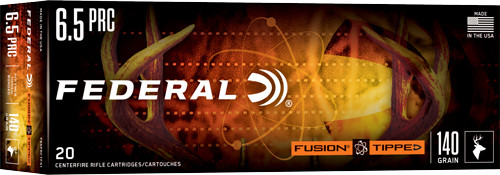 FEDERAL FUSION 6.5 PRC 140GR TIPPED FUSION 20RD 10BX/CS