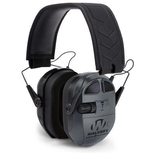Walkers Ultimate Power Muff Quads W/Aft/Electric/Black