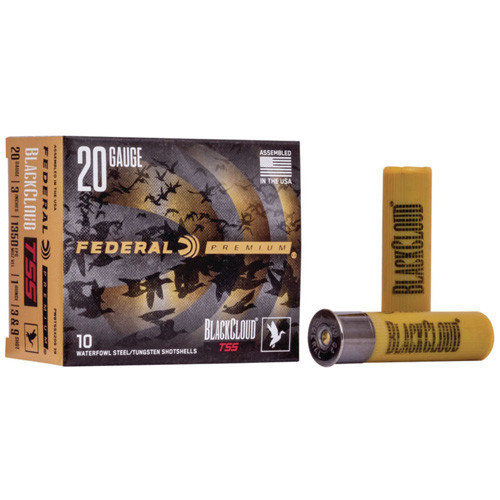 Federal Black Cloud TSS Shotshells - 20 Gauge Shot SZ 3 9 1 OZ 3" 10/BX