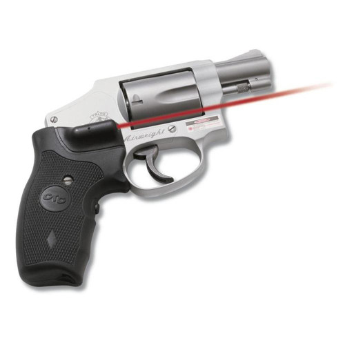 Crimson Trace Revolver Lasergrip S&W J-Frame Round Butt Extended Grip - LG-305