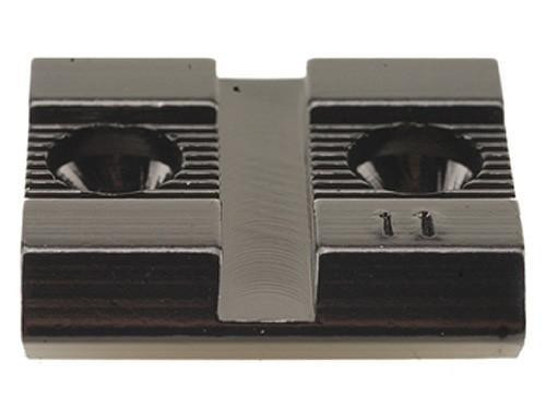 Weaver Standard Top Mount Aluminum Scope Base - Black #11 For Remington Savage Western Field Browning H&RMossberg