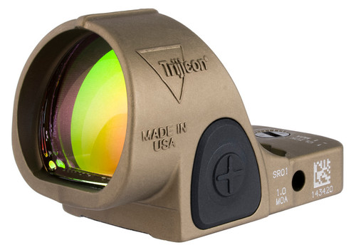 Trijicon SRO Adjustable Sight LED 1 MOA Red Dot Coyote