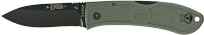 Ka-Bar Dozier Folding Hunter 3" Foliage Green