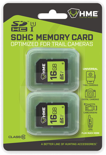 HME SD Memory Card 16GB 2 Pack - HME16GB2PK