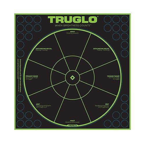 Truglo Target Handgun Diag 12X12 6PK
