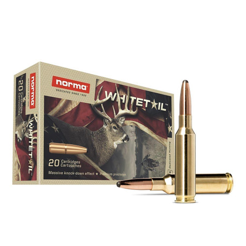 Norma WhiteTail Rifle Ammunition 6.5 Creedmoor 140gr PSP 20/ct