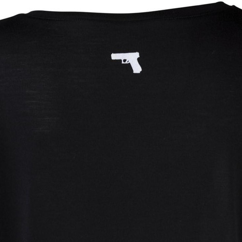 Glock Girl V-Neck Short Sleeve Shirt Black M
