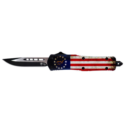 Templar Knife Small 2-3/4" Drop Point Blade Betsy Ross Flag
