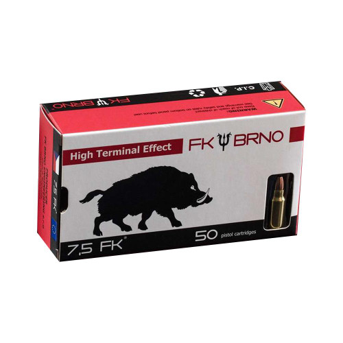 Italian Firearms FK Brno F9 Handgum Ammunition 7.5 101 gr Solid 50/ct
