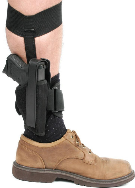 Blackhawk Ankle Holster Right Hand Black - 40AH16BK-R