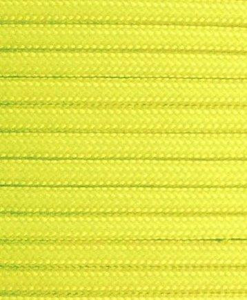 E.L. Wood Braiding. Mero 550 Paracord 100' 550 lb Yellow Neon - 031