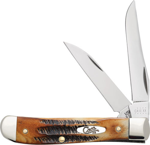 Case Knives 6.5 Bone Stag Mini Trapper