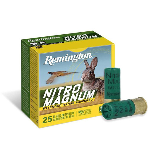 Remington Nitro Magnum Shotshells 12 ga 3 in 1-5/8 oz #4 25/ct