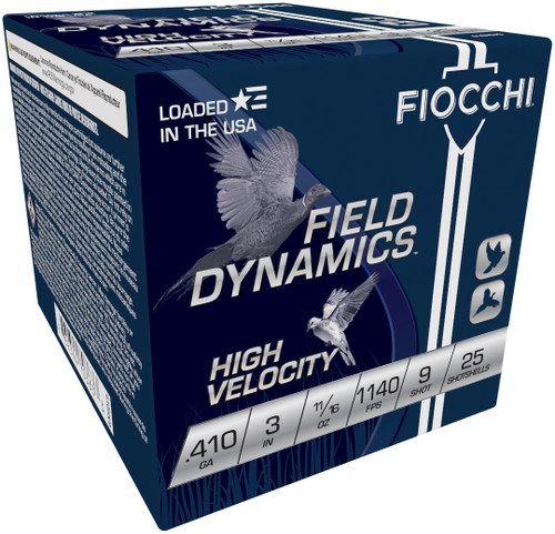 Fiocchi 410 Gauge Ammo 3; 11/16 oz #9 Shot