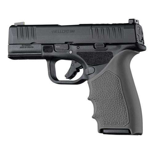 Hogue HandAll Beaver Tail Handgun Grip Sleeve Springfield Armory Hellcat Pro Slate Gray