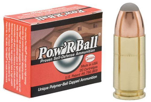 Glaser Pow'RBall Handgun Ammunition 9mm Luger 100 gr JHP 20/ct