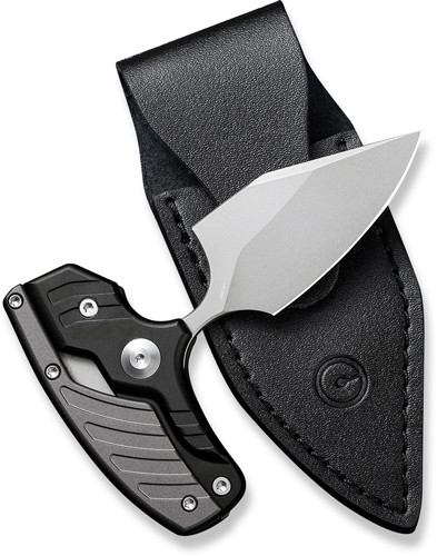 Civivi Typhoeus 2.27" Black/Gray Aluminum/Stonewash Knife - C210363
