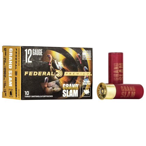 Federal Grand Slam Shotshells 12 ga 2-3/4" 1-1/2 oz 5 10/rd