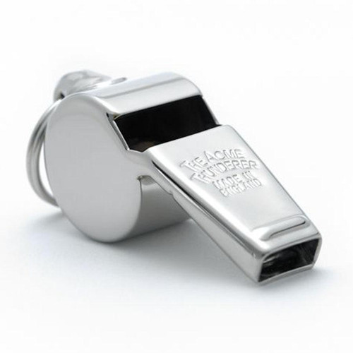 Leather Brothers Inc. DBA Omnipet Acme Thunderer Whistle Brass Medium