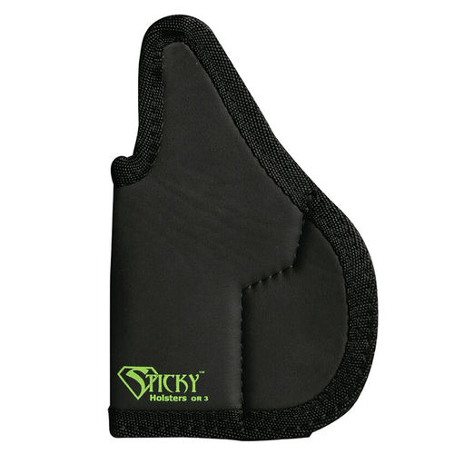 Sticky Holsters OR-3 Black/Green Latex Free Rubber Fits Sig Ambidextrous