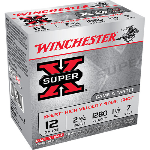 WIN XPERT GAME/TGT 12GA 2.75 1 1/8OZ #7 25/10