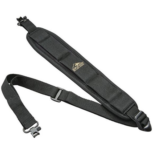 BUT BLK RIFLE SLING W/SWIVELS    (6)