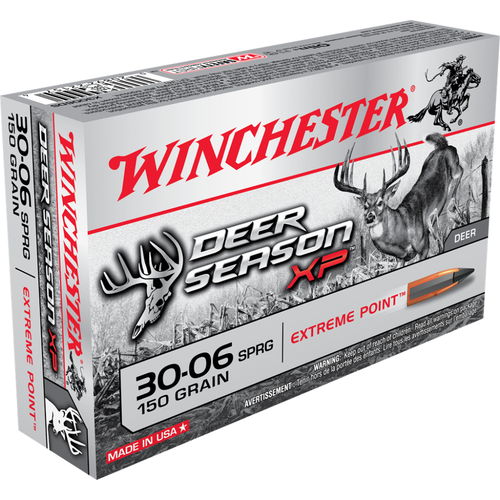 Winchester Deer Season XP Rifle Ammunition 30-06 150 gr. PT 20/ct