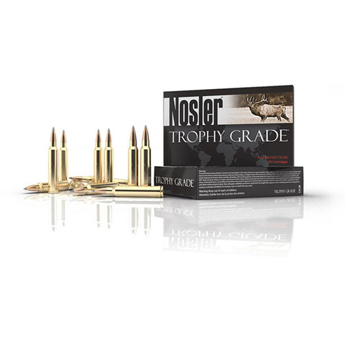Nosler Trophy Grade Long-Range Spitzer 308 Win Ammo 168gr AccuBond 20 Rounds - 60101
