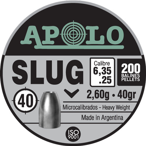 Apolo Pellets Hatsan 25 Slug 40gr 200 Pack - E19304