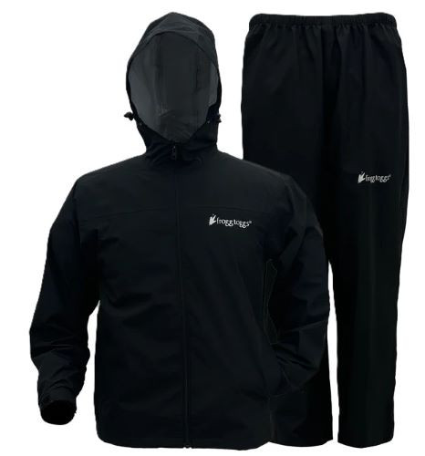 Frogg Toggs Women's Vapor Rain Suit Black SM/MD