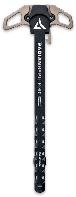 Radian Weapons Raptor SD Ambidextrous Charging Handle FDE Gas Ported Shaft - R0066