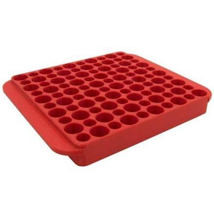 Hornady Magnum Reloading Block Red Multi Caliber Plastic 50-Round - 480042