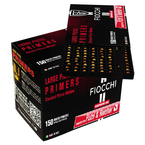 Fiocchi Large Pistol Primers 1500 Count - PRLPFM