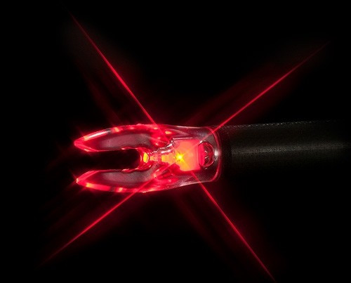 NOCKTURNAL LIGHTED NOCK UNIVERSAL FIT RED 3/PACK