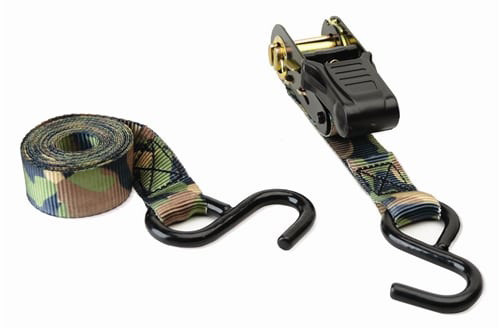 HME Camo Ratchet TIE Down 2 Pack