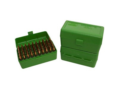 R-50 Series Large Rifle Ammo Box - 50 Round Green