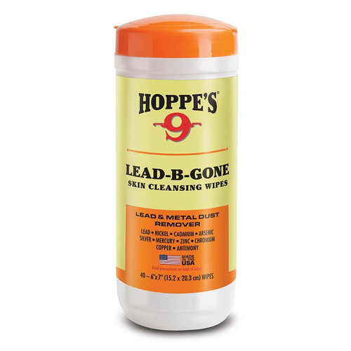 Hoppe's Lead-B-Gone Skin Cleansing Wipes 40 Count - LBG40